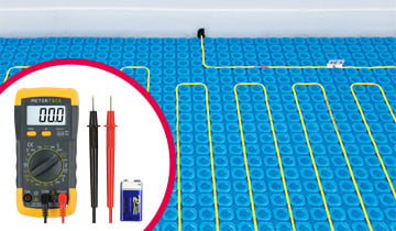 The correct way for installers to test ThermoSphere electric underfloor heating