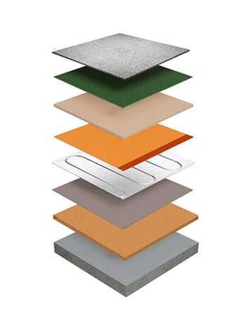 Foil-Build-up-Carpet-HDF-Overlay-Foil-Underlay-Insulation-Concrete-sub