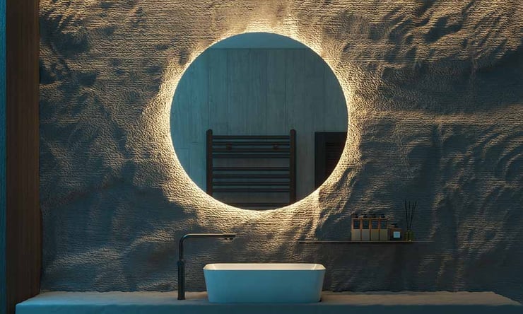 Creative bathroom lighting