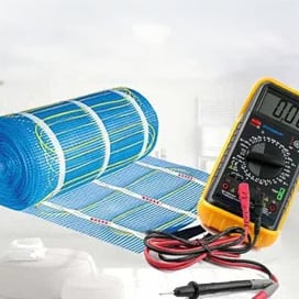 How to test an electric underfloor heating system