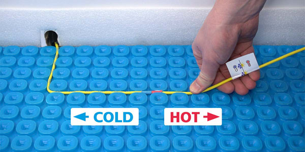 Installing ThermoSphere Membrane Heating Cable