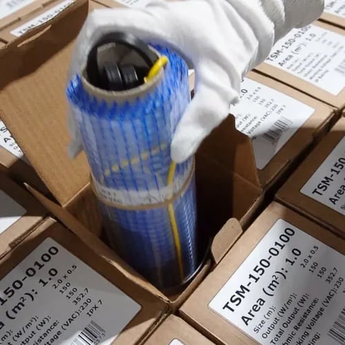 ThermoSphere Mesh electric underfloor heating mat delivery