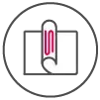 Self-adhesive electric underfloor heating icon