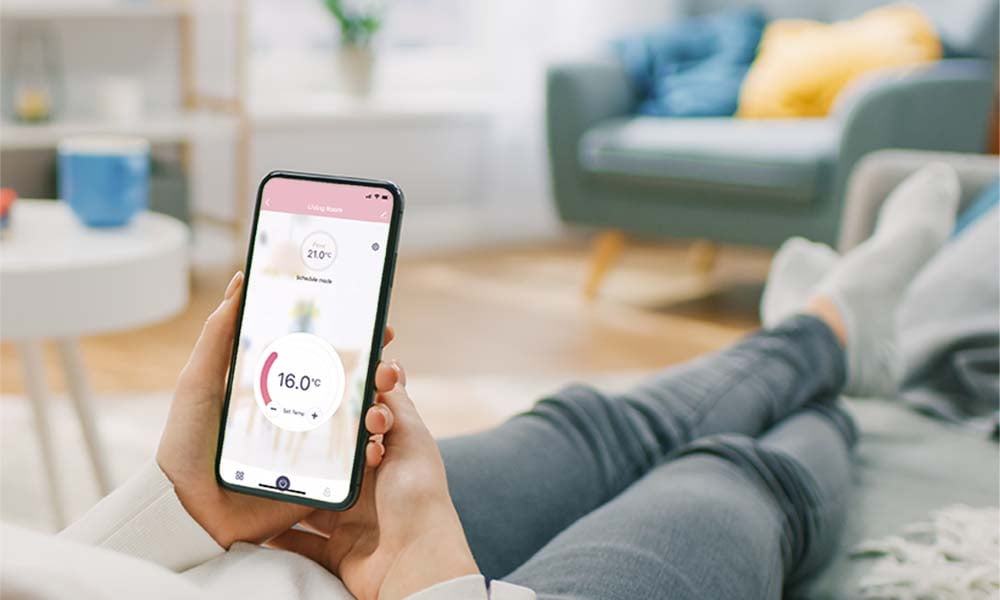 SmartHome thermostat app