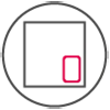 Space saving icon