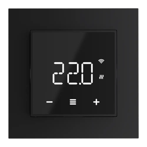 T-MO thermostat - Black front view