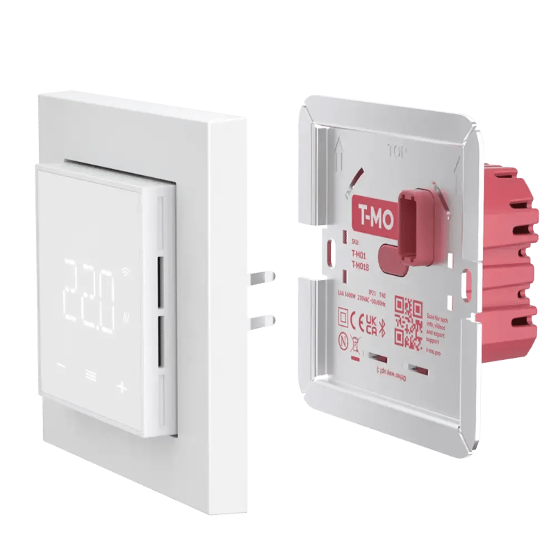 T-MO thermostat - White exapanded view