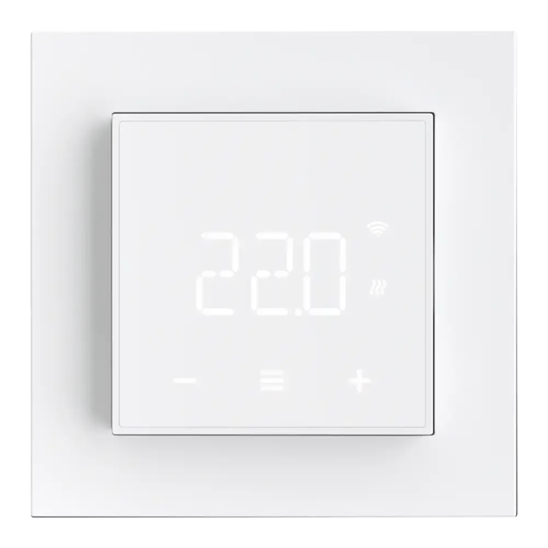 T-MO thermostat - White front view
