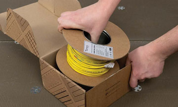 ThermoSphere Membrane Heating Cable unboxing packaging