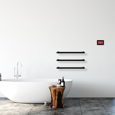 ThermoSphereBlackTowelBarsAndDCThermostat