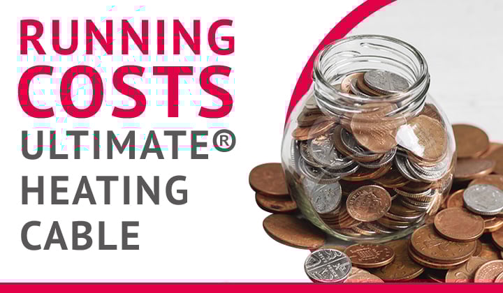 What are the running costs of ThermoSphere Ultimate® heating cable?