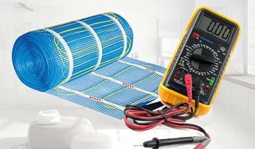 How to test an electric underfloor heating system