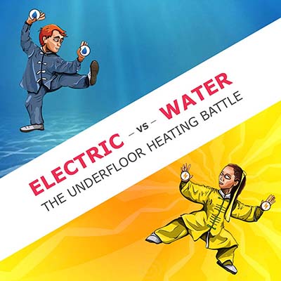 The Battle: Electric vs wet underfloor heating