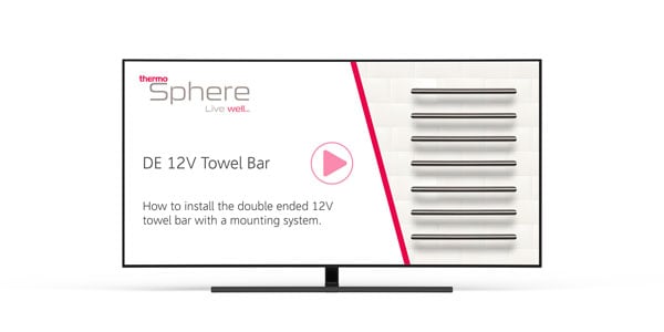 DE Towel bar install with mounting system TV thumbnail