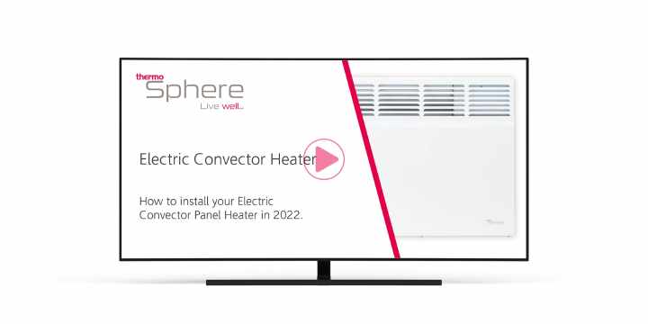 Electric convector Panel Heater installation TV thumbnail