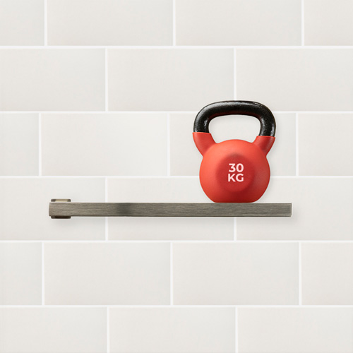 Towel bar 30KG weight test square