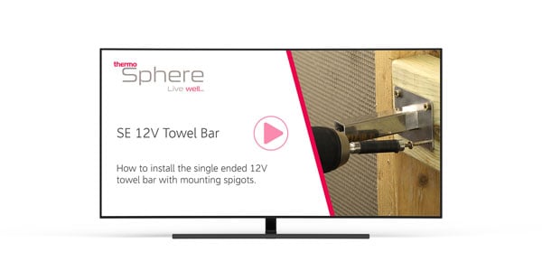 SE Towel bar install with spigots TV thumbnail