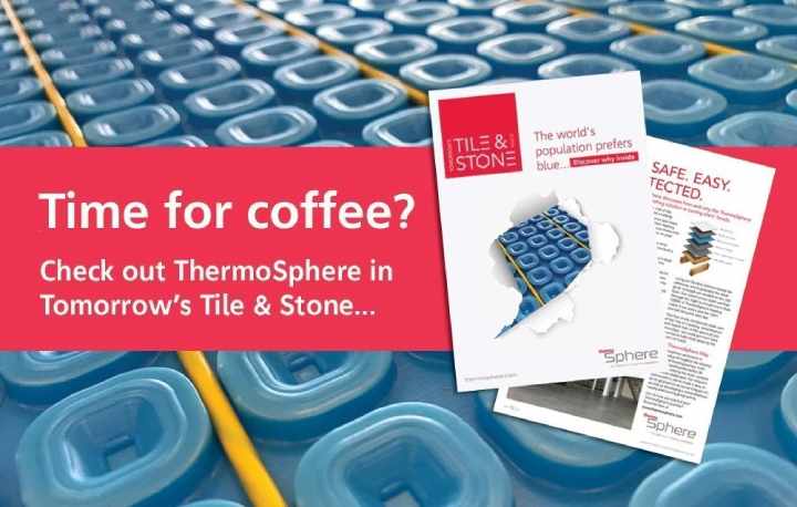 We're on the front of Tomorrow's Tile & Stone Magazine!