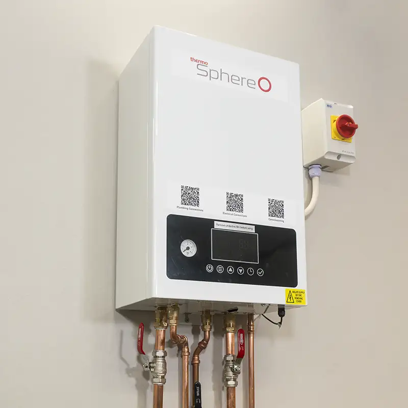 ThermoSphere Electric Flex Combi Boiler_Side - Case_web