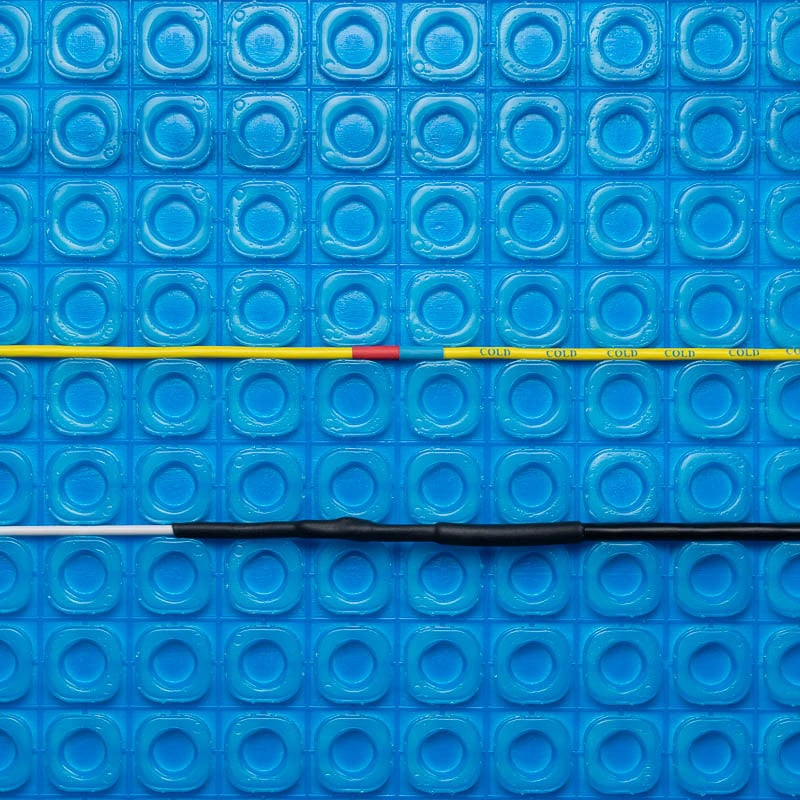 ThermoSphere Membrane Heating Cable_Old vs New joint connection