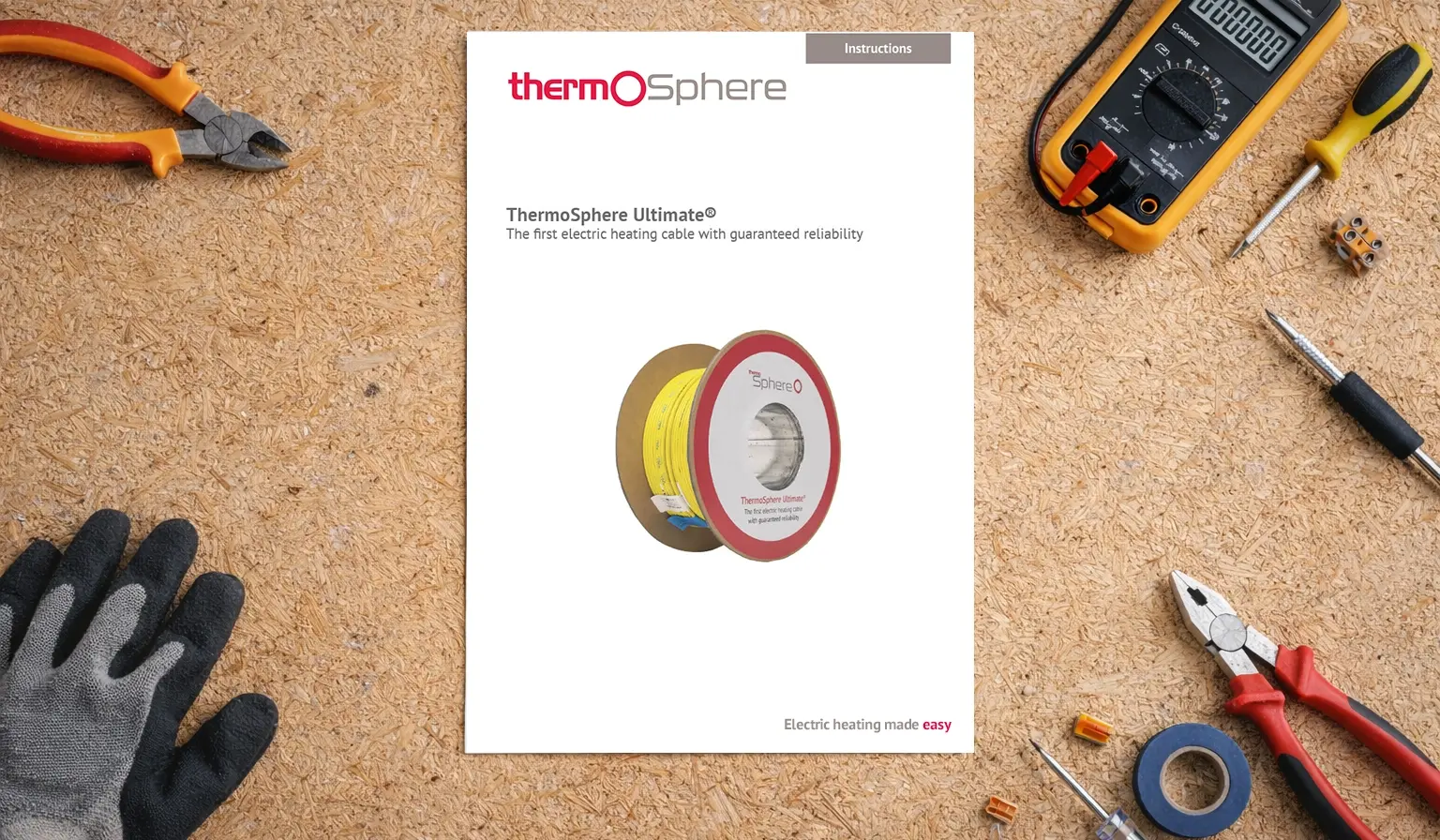 ThermoSphere ultimate heating cable install instructions